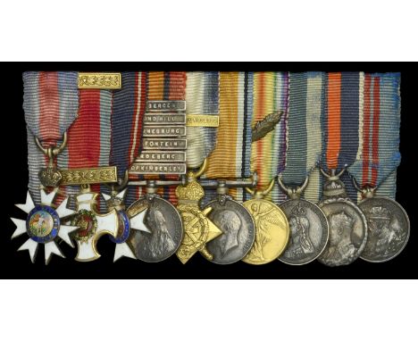 An unattributed C.M.G., Boer War D.S.O., M.V.O. group of ten miniature dress medals The Most Distinguished Order of St. Micha