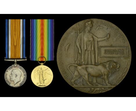 Pair: Lieutenant F. G. Blandford, Royal Army Ordnance Corps British War and Victory Medals (Lieut. F. G. Blandford.) extremel