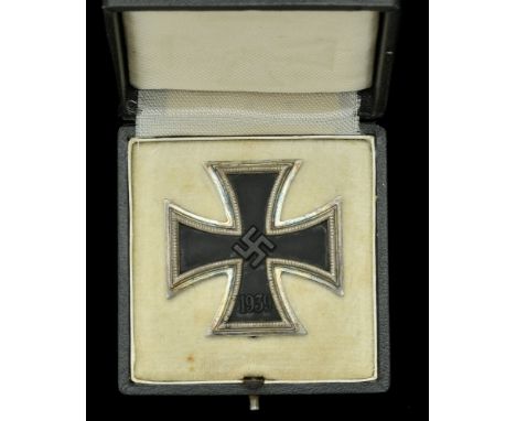 A German Second War Iron Cross First Class. A very good number 20 C.F. Zimmermann & Company produced Iron Cross First Class. 