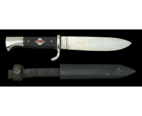 A German Second War Hitler Youth Dagger. A nice example of a Hitler Youth dagger, blade excellent, RZM M7/19 marked with date