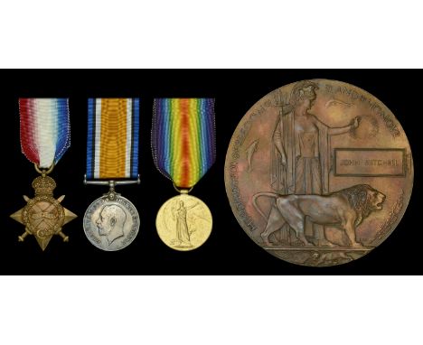 Three: Private J. Mitchell, King’s Own Scottish Borderers, who was killed in action on the Western Front on the first day of 