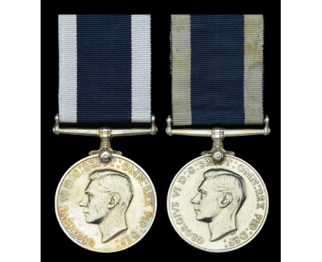 Royal Navy L.S. & G.C., G.VI.R., 2nd issue (2) (JX.777616. N. Mc.Cann. P.O. H.M.S. Dolphin.; KX.91621 S. G. Rogers. Mech.1. H