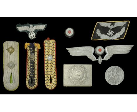German Second War Miscellaneous Third Reich Items. Scarce Deutsche Reichsbahn all heavy nickel construction belt buckle, good