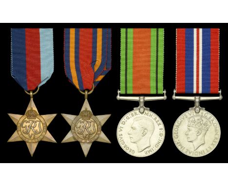Four: Attributed to Major R. A. Lake, 7th Gurkha Rifles, Indian Army  1939-45 Star; Burma Star; Defence and War Medals 1939-4