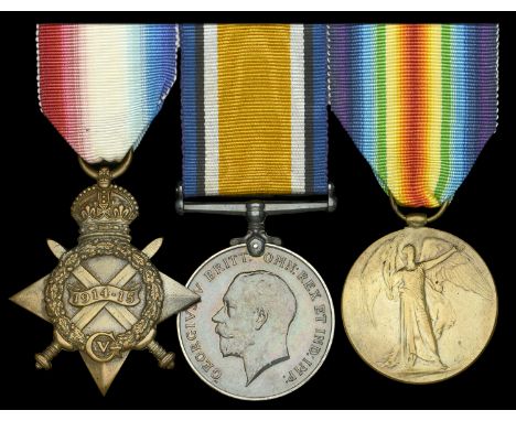 Three: Engineman J. Wilkinson, Royal Naval Reserve  1914-15 Star (E.S. 1132. J. Wilkinson. Engn., R.N.R.); British War and Vi