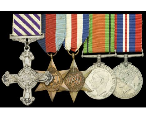 A Second War ‘Bomber Command’ Immediate D.F.C. group of five awarded to Flying Officer L. Knight, Royal Air Force Volunteer R