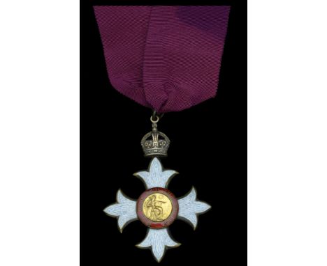 The Most Excellent Order of the British Empire, K.B.E. (Civil) Knight Commander’s 1st type set of insignia, comprising neck b