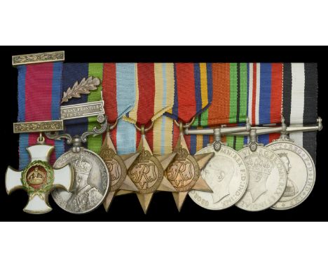 A rare inter-War ‘North West Frontier 1935’ Immediate D.S.O. group of eight awarded to Captain F. J. Doherty, Indian Medical 