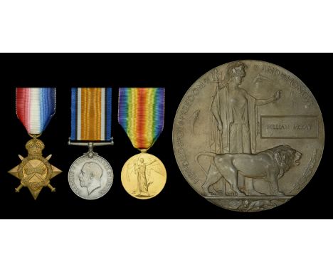 Three: Private W. McKay, Highland Light Infantry, who was killed in action on the Western Front on the first day of the Battl