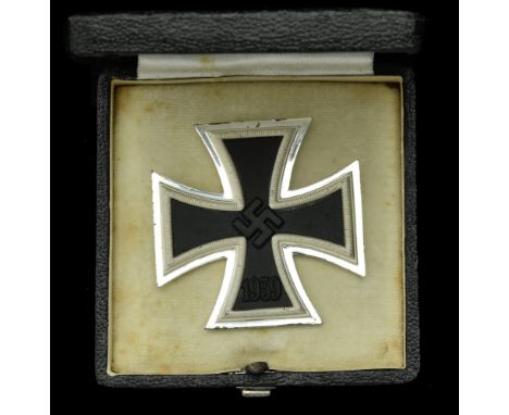 A German Second War Iron Cross First Class. A mint unissued example of the Iron Cross First Class, maker marked on the revers