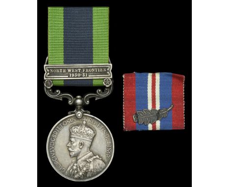 India General Service 1908-35, 1 clasp, North West Frontier 1930-31 (786887 Gnr. J. Alford. R.A.); together with a King’s Com