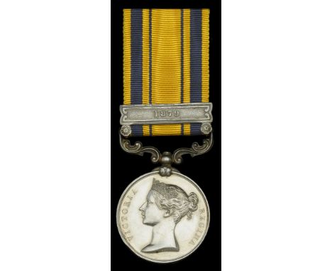 South Africa 1877-79, 1 clasp, 1879 (1441 Pte. F. J. Pike, 3/60th Foot) edge bruise, otherwise extremely fine £1,400-£1,800  