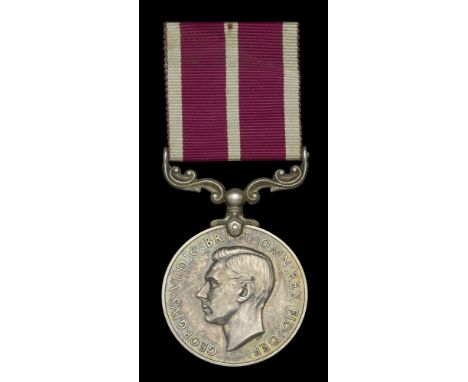 Army Meritorious Service Medal, G.VI.R., 3rd issue (7683155 W.O. Cl.1. G. Dobson. R.M.P.) extremely fine £70-£90