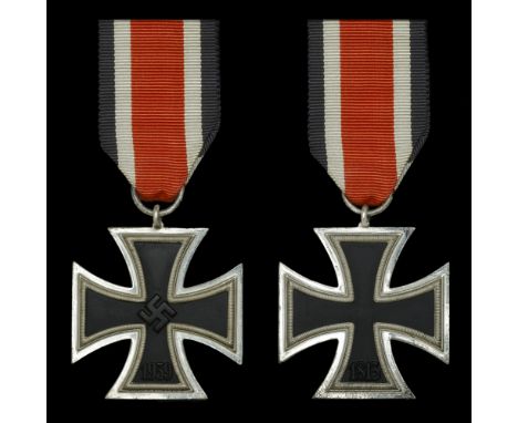 A German Second War Iron Cross Second Class. A mint unissued example of the Iron Cross Second Class. No makers stamp to the r