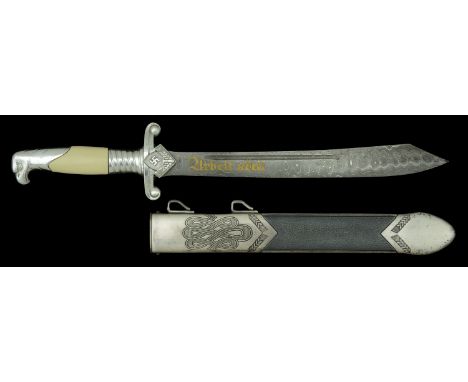 A Superb German Second War RAD Konstantine Hierl Presentation Dagger Awarded to Obergeneralarbeitsfuhrer Wilhelm Busse  An ex