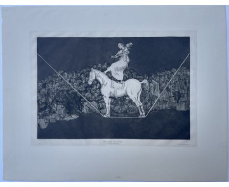 Goya y Lucientes, Francisco José de, 1746 in Fuendetodos, Aragón, Spanien; † 16. April 1828 in Bordeaux: "Una reina del circo
