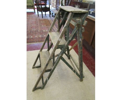 Small vintage step ladders