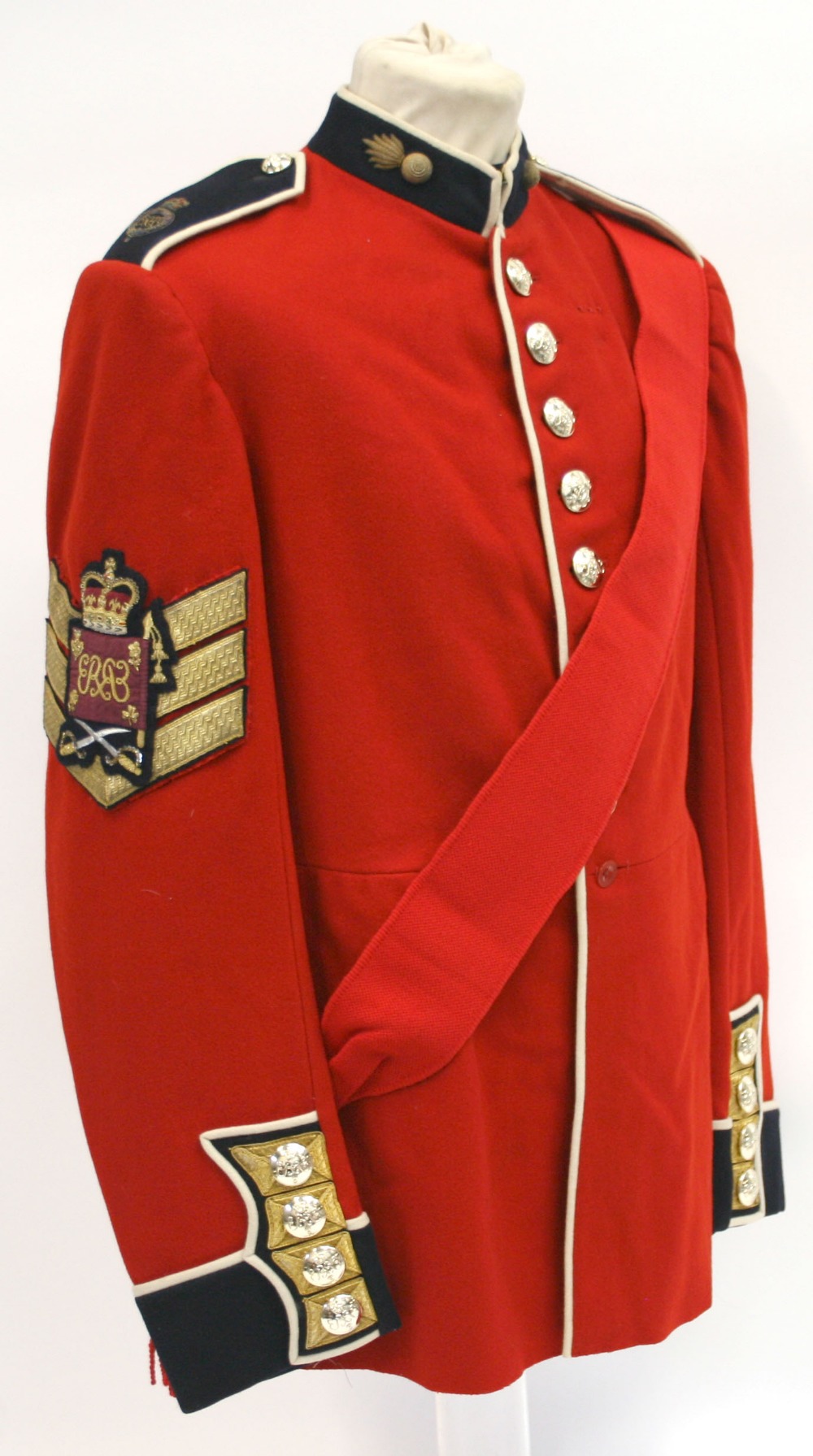 Post 1953 Grenadier Guards Colour Sergeants Dress Tunic of fine red ...