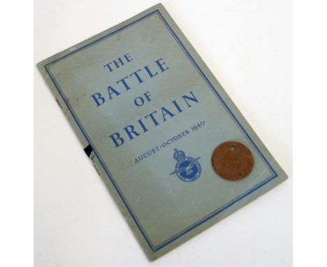 RAF Casualty Identity Disc of Battle of Britain Interest, being standard issue red fibre ID disc with stamped details “I R ST