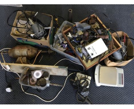 *A selection of jewellers tools, scales etc