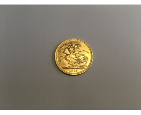A 1979 gold sovereign, Elizabeth II, decimal portrait.