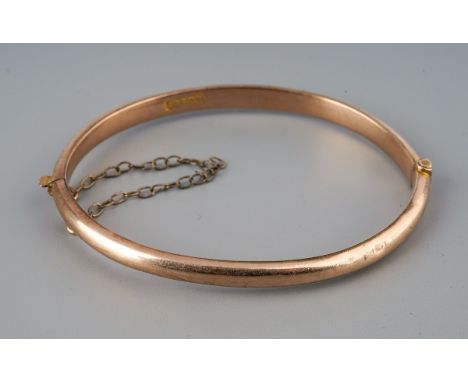 9ct gold childs bangle, gross weight 3.7