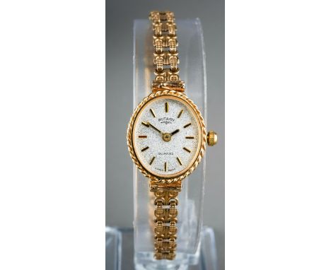 9ct gold Rotary ladies wrist watch, gross weight 10.4g