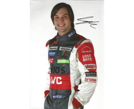 Giorgio Mondini signed 12x8 colour photo. automobile racing driver from Geneva, Switzerland. Good Condition. All autographs a