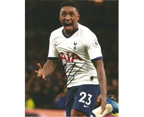 Steven Bergwijn Signed Tottenham Hotspur 8x10 Photo. Good Condition. All autographs are genuine hand signed and come with a C