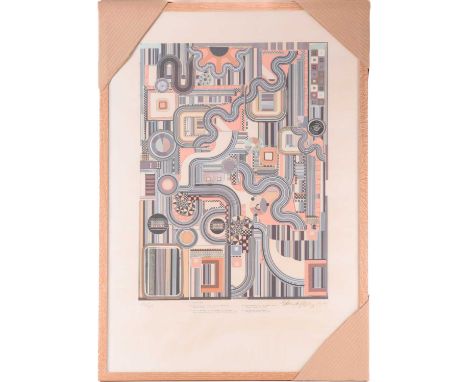 Sir Eduardo Paolozzi (1924 - 2005), 4 German Songs (from the Calcium Light Night series), signed and dated 1975, limited edit