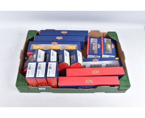 SIXTEEN  BACHMANN   BRANCHLINE  MODEL RAILWAYS WAGONS, OO Gauge, two of the Set of 14 Ton Tank Wagons War Office (A.6) Weathe