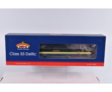 A BOXED   BACHMANN  BRANCHLINE  MODEL  RAILWAYS, OO Gauge, Class 55 Deltic, 'The King's Own Scottish Borderer', running no. D