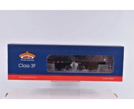 A BOXED   BACHMANN  BRANCHLINE MODEL RAILWAYS OO GAUGE, Class 3F, running no. 3520, Livery LMS Black, model no. 31-627B, appe