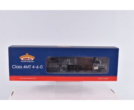 A BOXED   BACHMANN  BRANCHLINE MODEL RAILWAYS OO GAUGE LOCOMOTIVE, Standard Class 4MT, running no. 75035, Livery BR Black, La