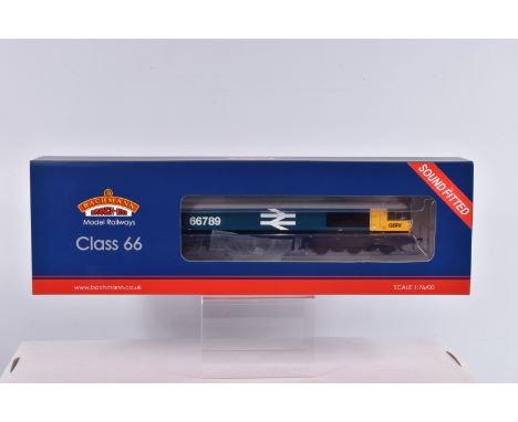 A BOXED   BACHMANN  BRANCHLINE  MODEL  RAILWAYS  OO Gauge, Class 66, 'British Rail 1948-1997' running number 66789, Livery Bl