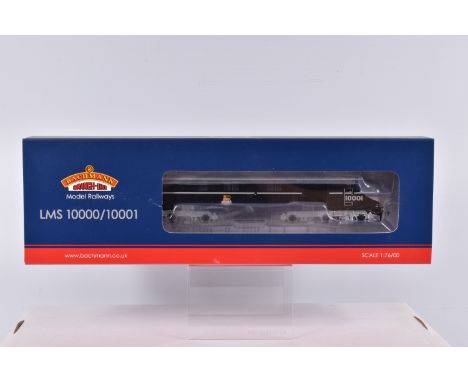 A BOXED   BACHMANN  BRANCHLINE  MODEL  RAILWAYS  OO Gauge, LMS 10001, Livery BR Black &amp; Chrome Early Emblem, model no. 31