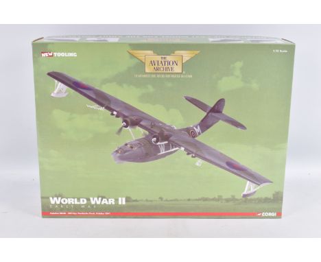 A BOXED CORGI AVIATION ARCHIVE WORLD WAR II EARLY WAR 1:72 SCALE DIECAST MODEL AIRCRAFT, Catalina MkIIA - 209 Sqn, Pembroke D