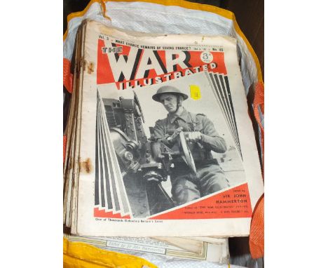 A COLLECTION OF VINTAGE THE WAR ILLUSTRATED MAGAZINES