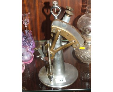 A VINTAGE BELLINGHAM AND STANLEY OF LONDON MICROSCOPE