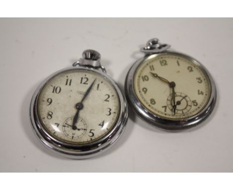 TWO VINTAGE POCKET WATCHES