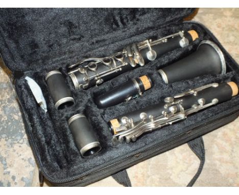 A MODERN CASED A CARMICHAEL CLARINET