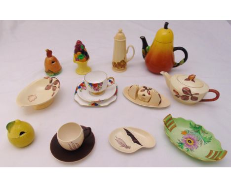 A quantity of Carltonware porcelain to include teapots, covered dishes and a cruet set (12)