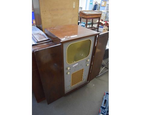 VINTAGE PHILIPS TV IN HARDWOOD CABINET