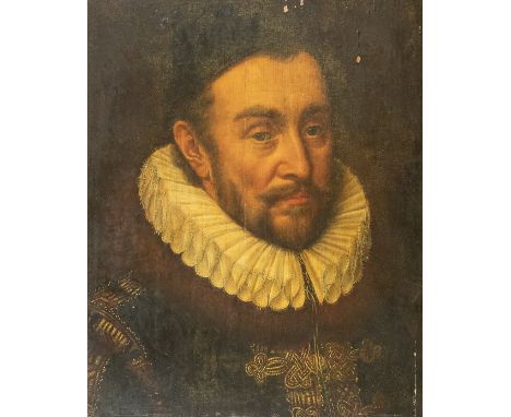 Circle of Adriaen Thomasz Key (Flemish, c.1545 - c.1589) portrait of William "The Orange" known as William "The Silent" (1533