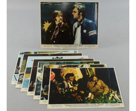 Easy Rider (1969) Set of mini lobby cards, starring Dennis Hopper & Peter Fonda, Columbia, (8) 8 x 10in. (20 x 25cm)  