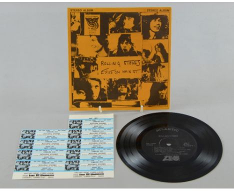 The Rolling Stones Exile On Main St, Rare USA Jukebox mini LP (Atlantic) with six tracks in sleeve & juke box inserts, produc