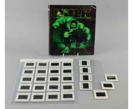 Hulk (2003) American Superhero film, a style guide including Logos, Action Art, Design Elements, Approval & slides  