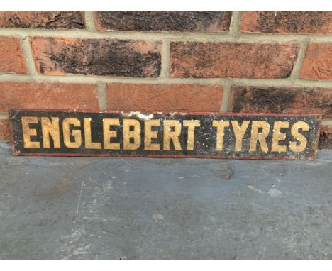 Englebert Tyres Original Metal Advertising SignMake: Contact AuctioneerModel: Contact AuctioneerYear: 0Mileage: 0VIN: Contact