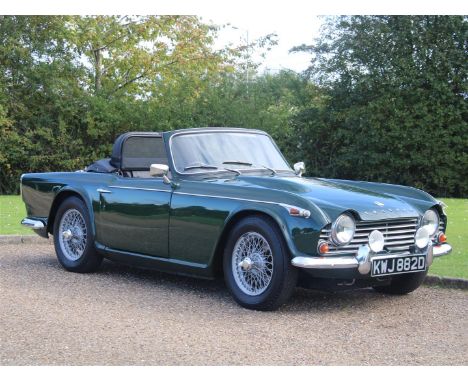1966 Triumph TR4A IRSMake: Triumph Model: TR4A IRSYear: 1966Mileage: 39584VIN: CTC667310Configuration: Right Hand DriveRegist