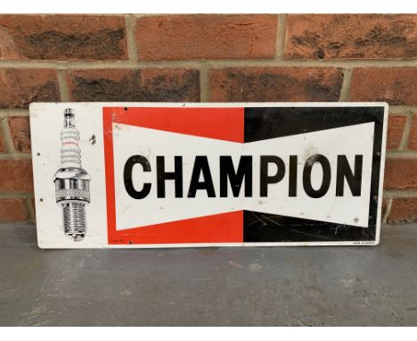 Aluminium Champion Spark Plug Sign Make: Contact AuctioneerModel: Contact AuctioneerYear: 0Mileage: 0VIN: Contact AuctioneerC